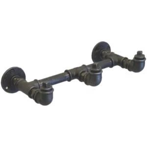 porte manteau mural style industriel 3 accroches