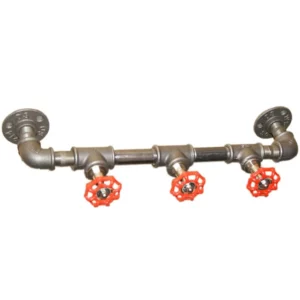 Porte manteau vannes plomberie style industriel