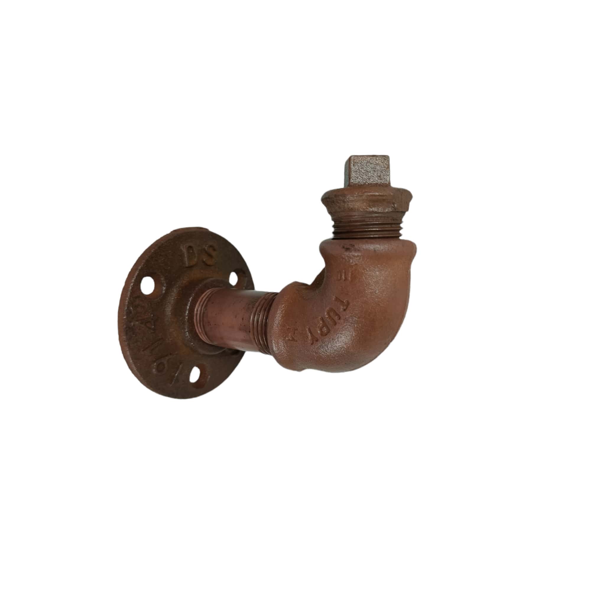 patère cuivre style industriel