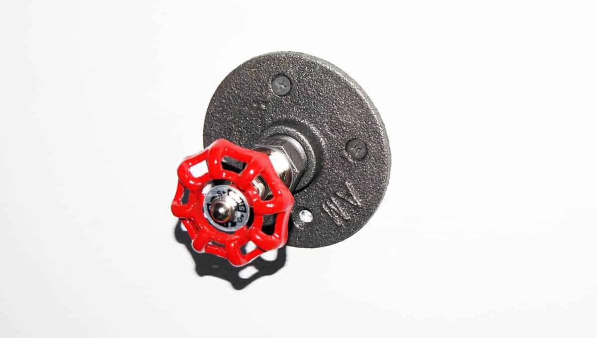 Interrupteur industriel vanne rouge – Image 8