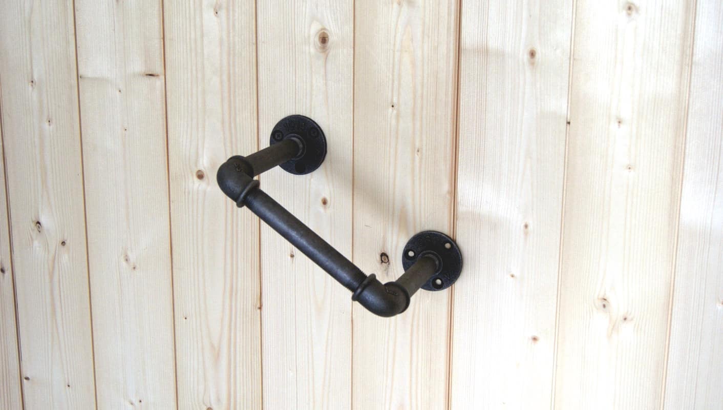 porte livre mural style industriel – Image 2