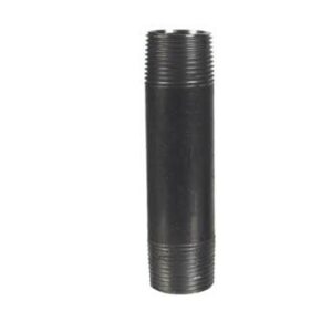 Tube acier, mamelon pour la plomberie et la décoration