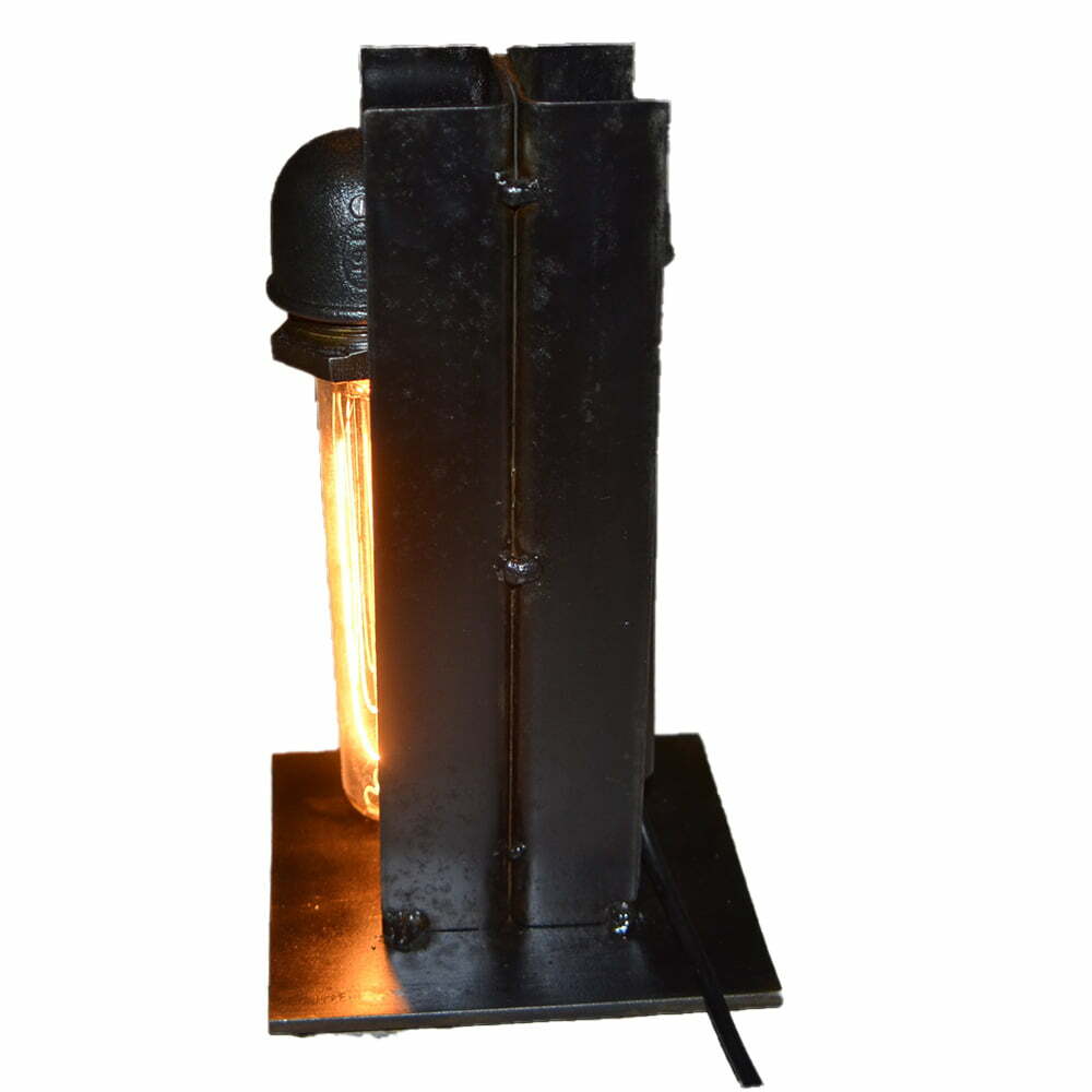 Lampe à poser noire industrielle – Image 3