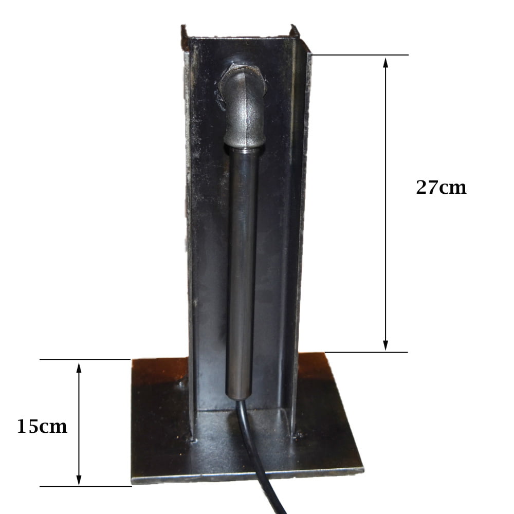 Lampe à poser noire industrielle – Image 5