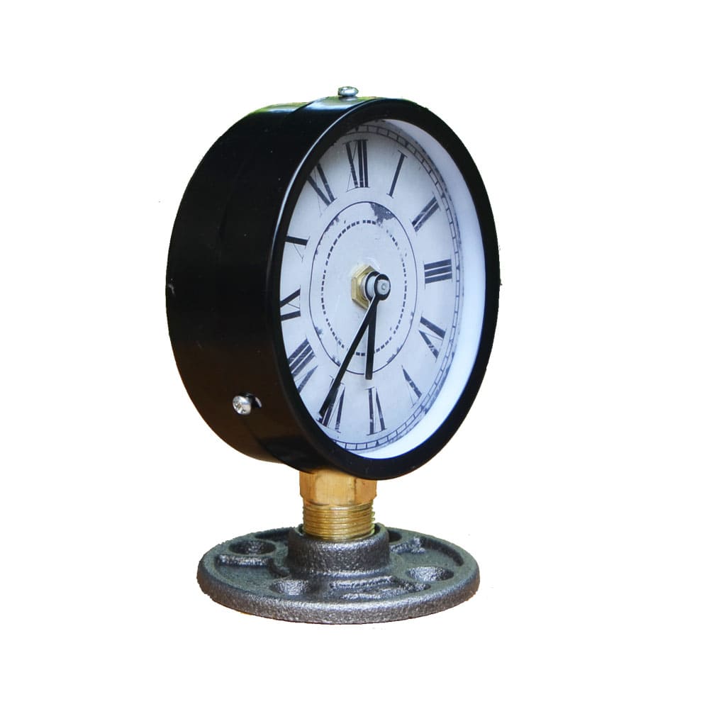 manomètre horloge industriel autre vue