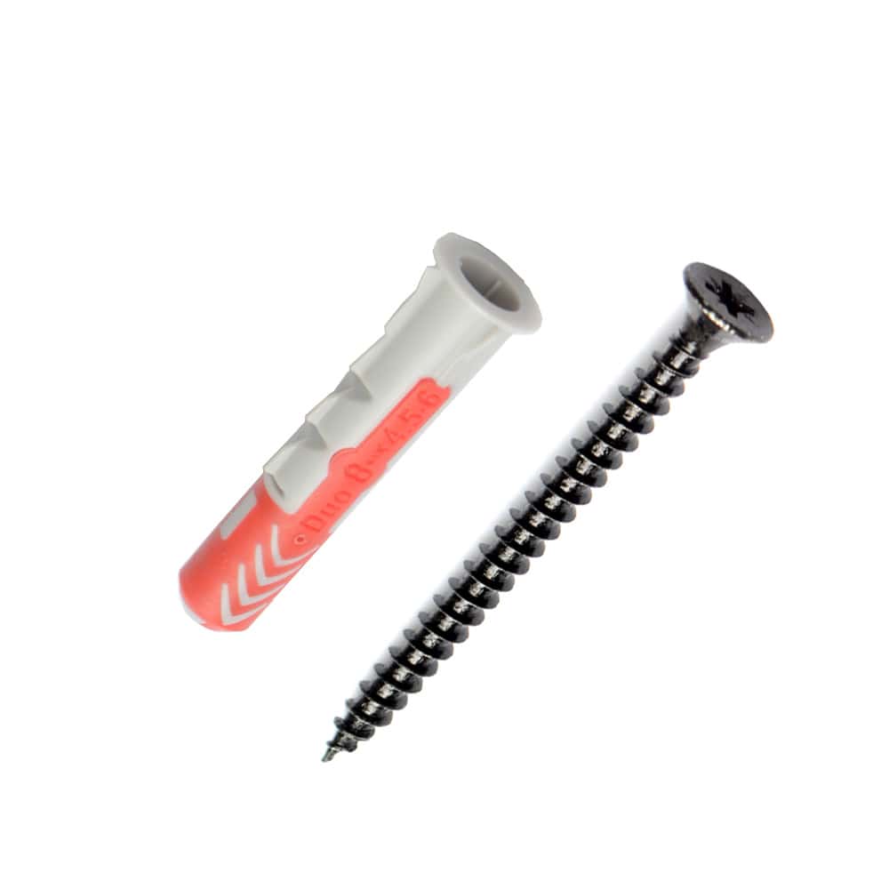 vis noire 5 x 60mm pour cheville et bois – Image 3