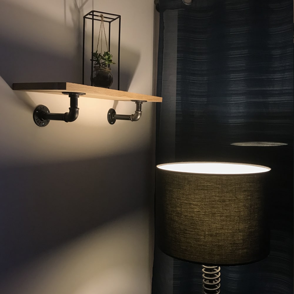 etagere decoration style industriel vue d'ensemble