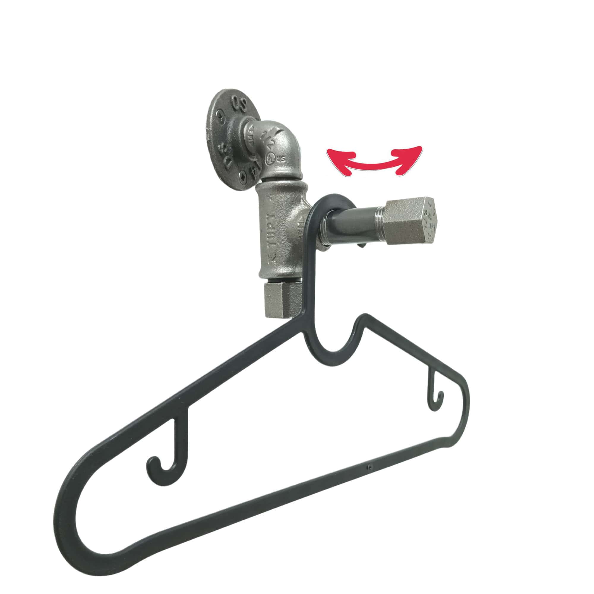 penderie murale pivotable