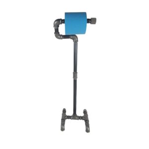 Dérouleur papier toilette sur pied en métal