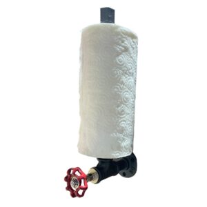 Porte-papier essuie-tout vertical style indus en cuisine